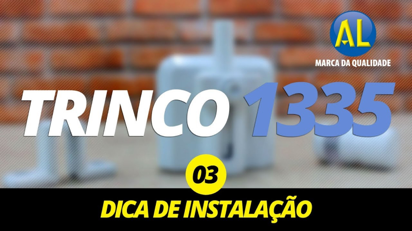 Instalação do trinco 1335 LINHA CAPA