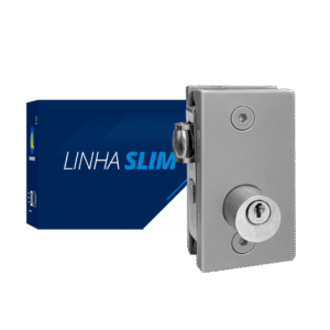 1520 Slim - Fechadura com Trinco Rolete para Portas Pivotantes
