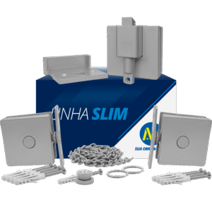 Kit 06 Slim - Janela Basculante (Corrente)