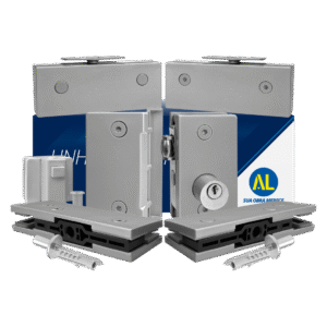 Kit 08 Slim Rolete - Porta Dupla Pivotante Rolete